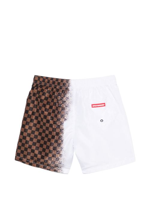 Boxer mare bambino Sprayground shark in paris bianco Sprayground kids | SPY1469WHTX
